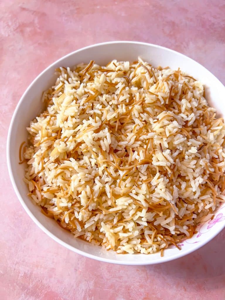 Arabic rice pilaf