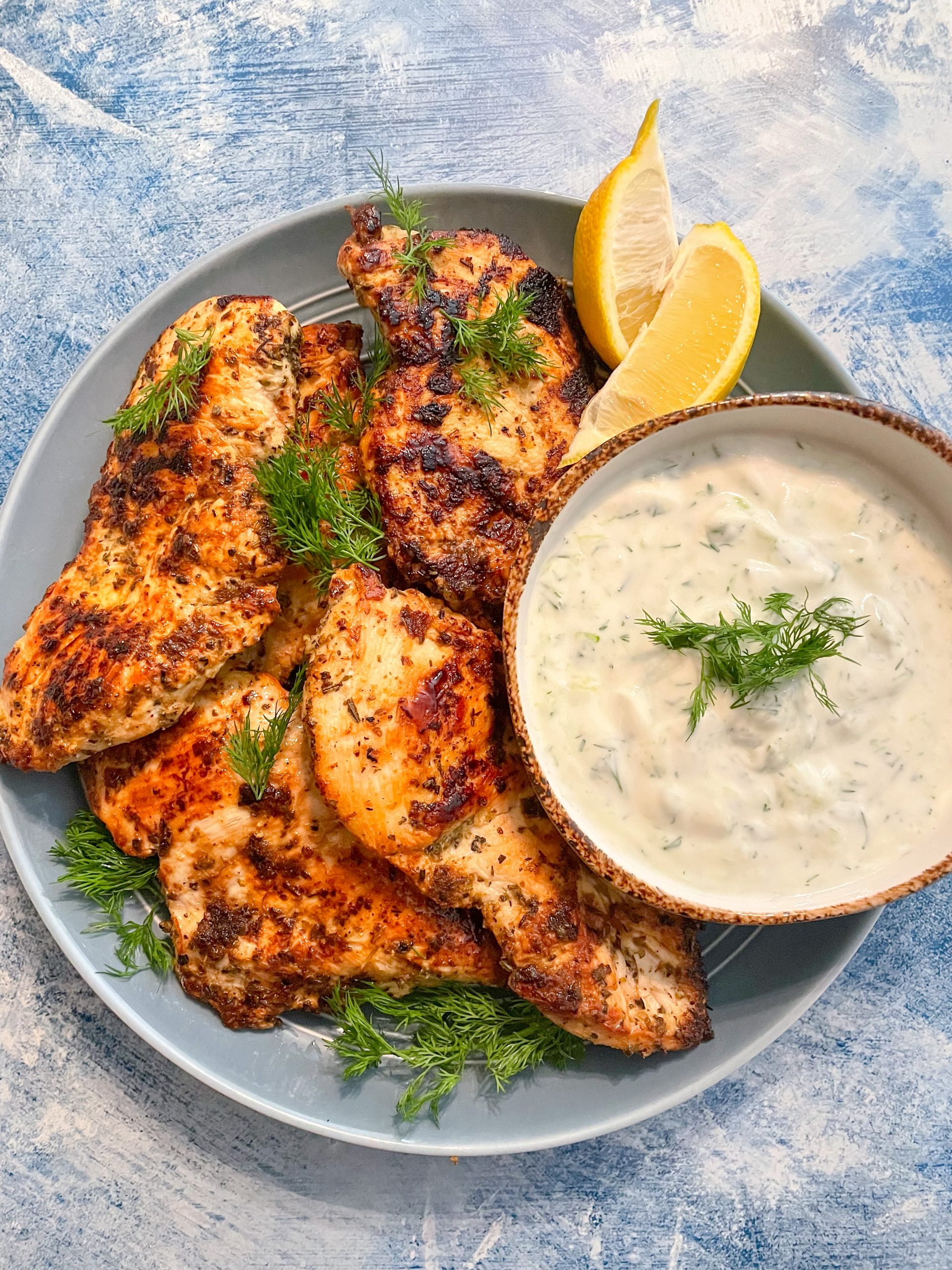 Lemon-tzatziki chicken