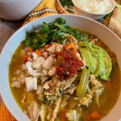 Mexican Chicken and Rice Soup The Bite with Jackie