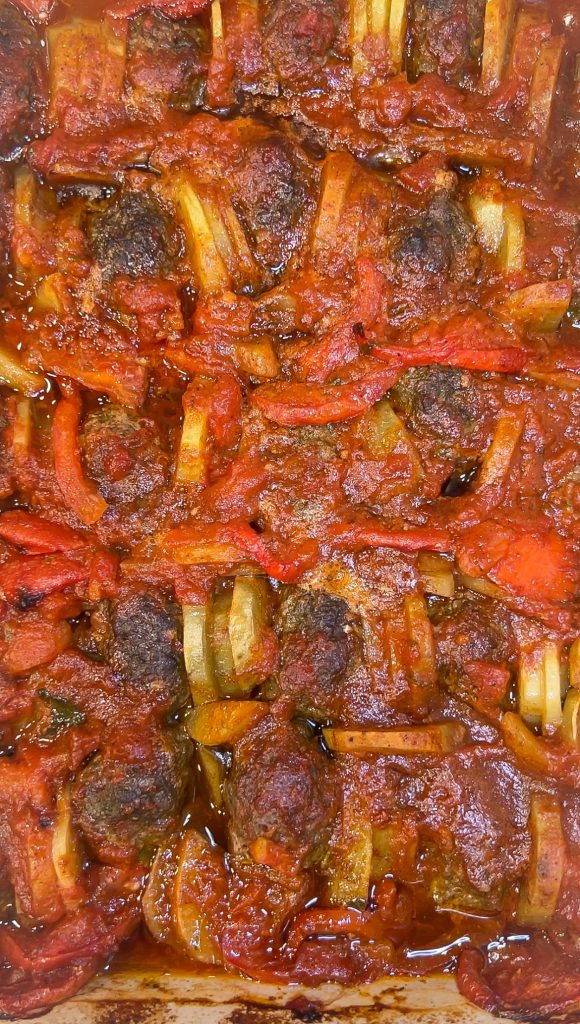 finished kafta bil sanieh